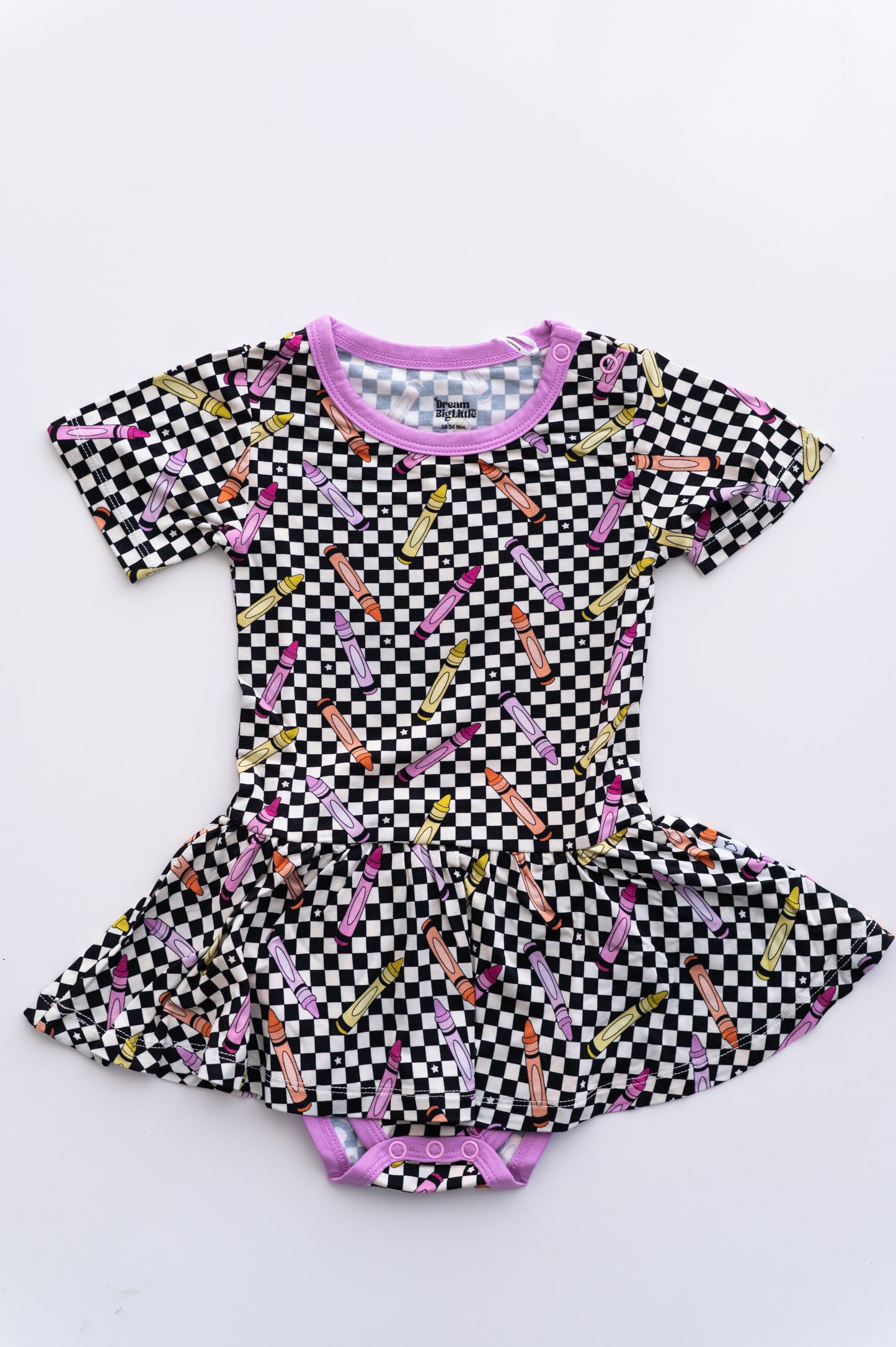 GET YOUR CRAYON ON DREAM BODYSUIT DRESS