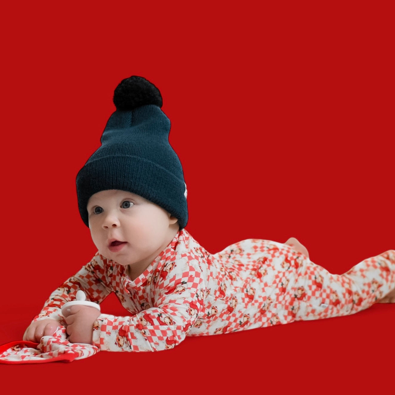 JOLLY SANTA CHECKERS DREAM ROMPER