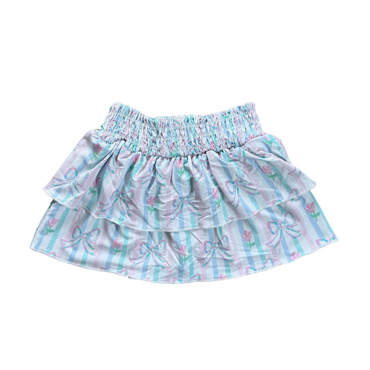 Lila - Tiered Smocked Skirt