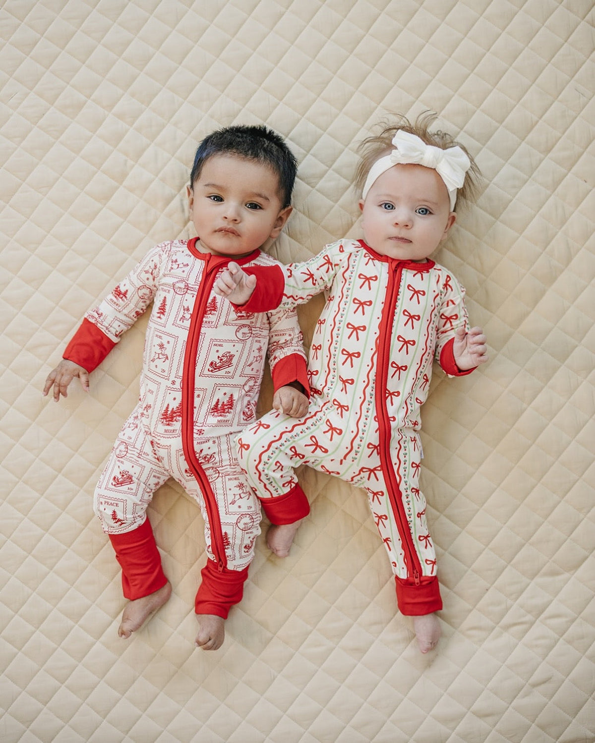 Bamboo Zip Romper | North Pole Stamps