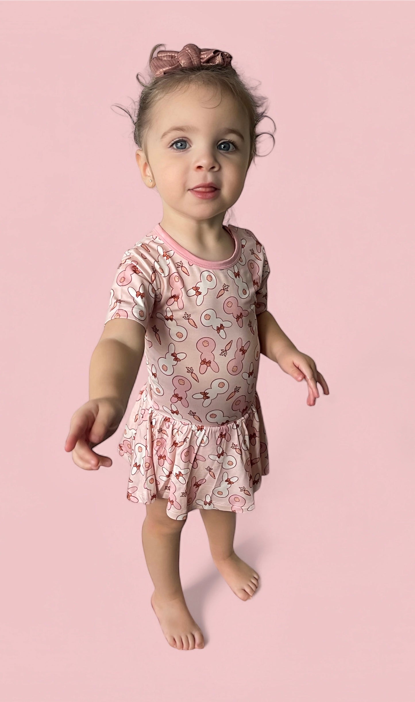 BUNNIES AND BOWS DREAM BODYSUIT DRESS