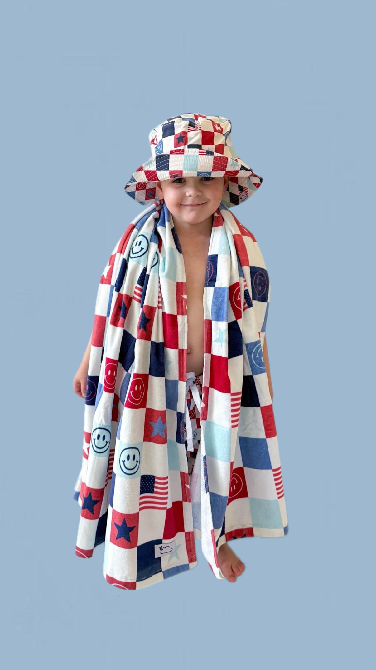 HOME OF THE FREE CHECKERS DREAM TOWEL