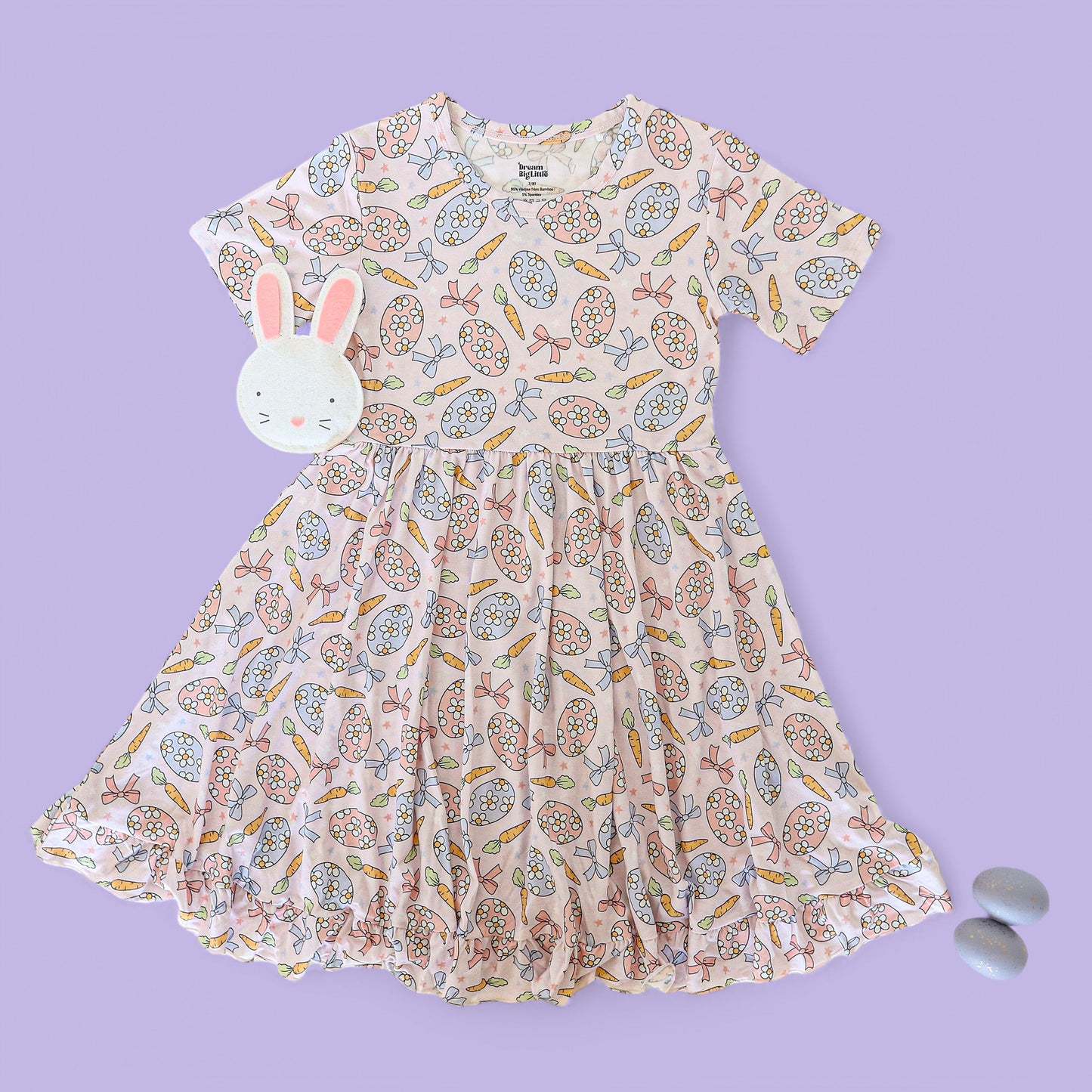 EASTER DAISY DREAM RUFFLE DRESS