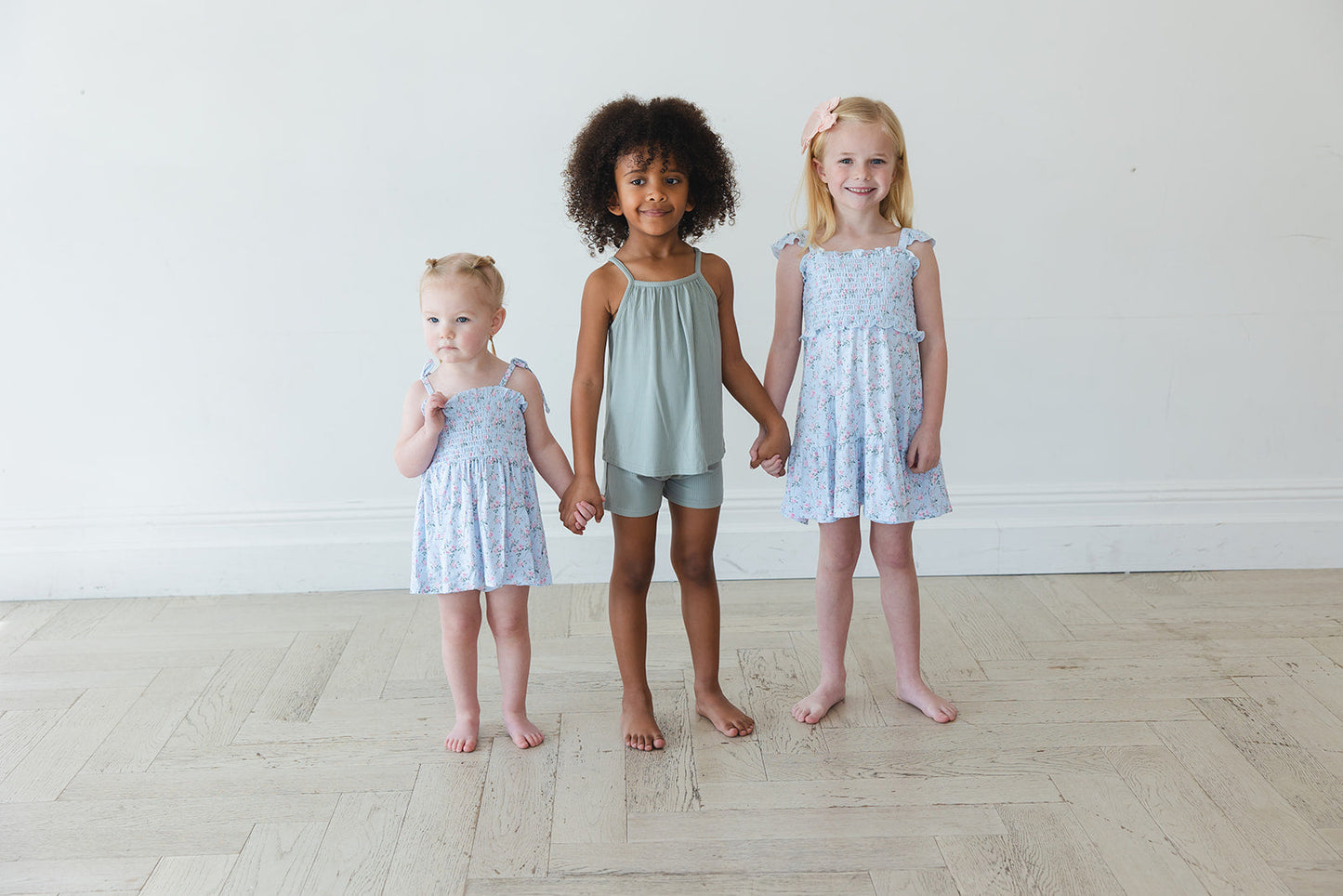 Eloise - Smocked Diaper Dress Set