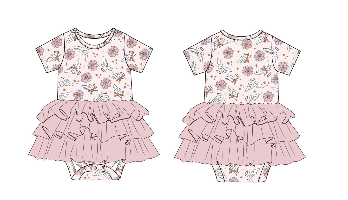 KALLIE'S WING'S DREAM TUTU BODYSUIT DRESS