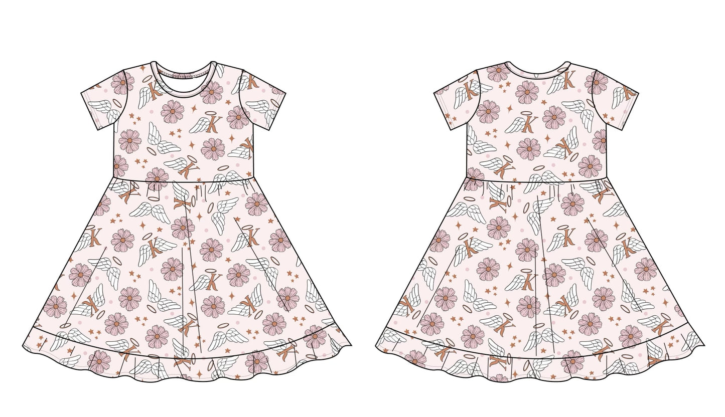 KALLIE'S WING'S DREAM RUFFLE DRESS