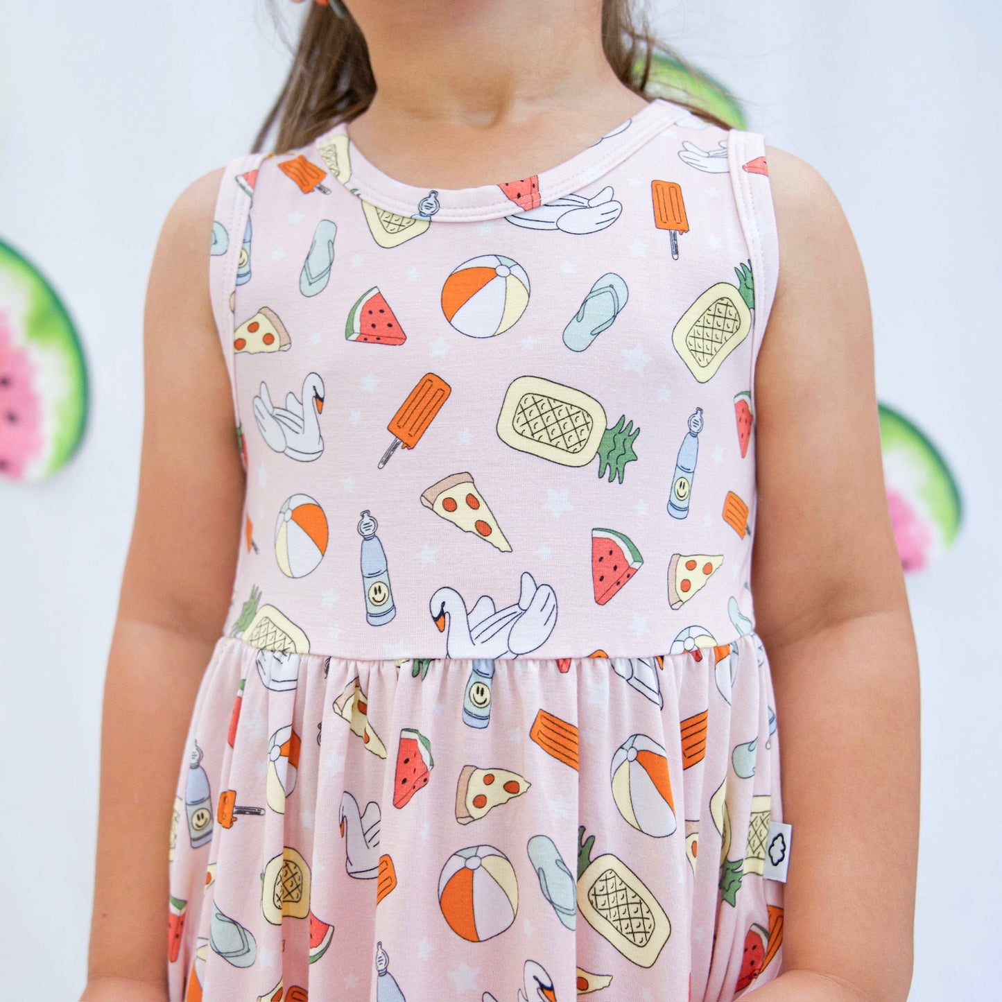 POOLSIDE PARTY DREAM RUFFLE DRESS