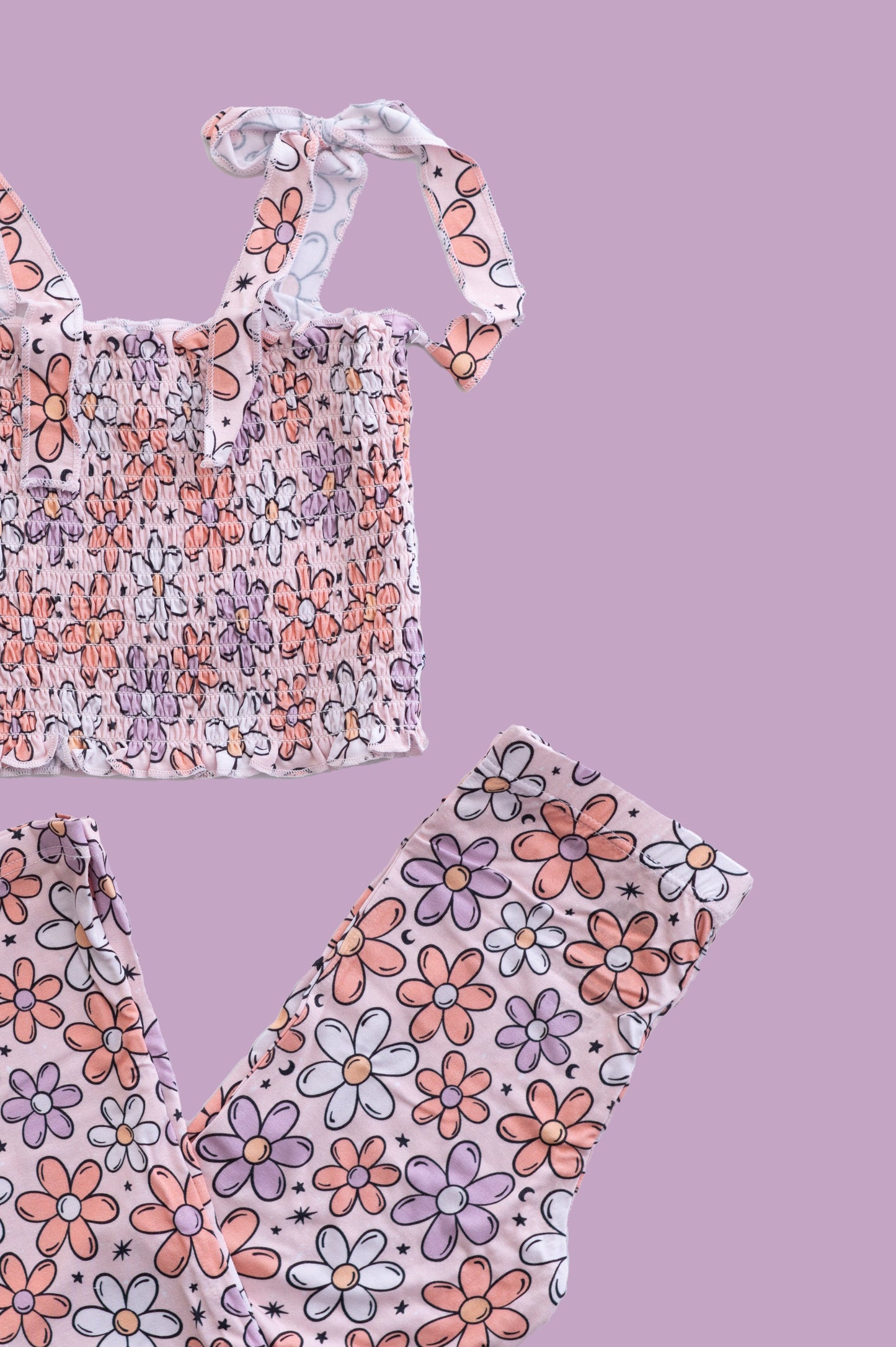 EXCLUSIVE FULL BLOOM DREAM SMOCKED FLARE SET