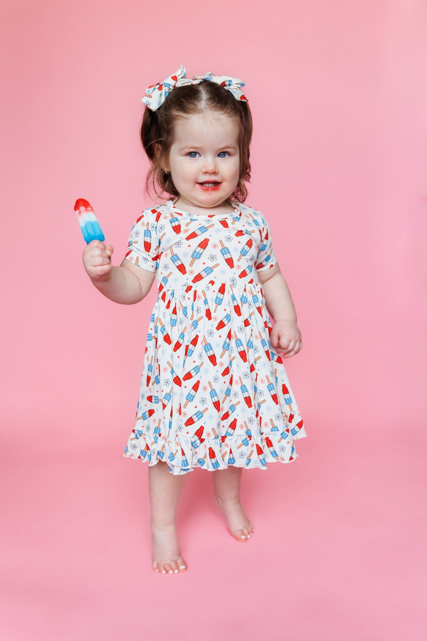 LITTLE MISS FIRECRACKER DREAM RUFFLE DRESS