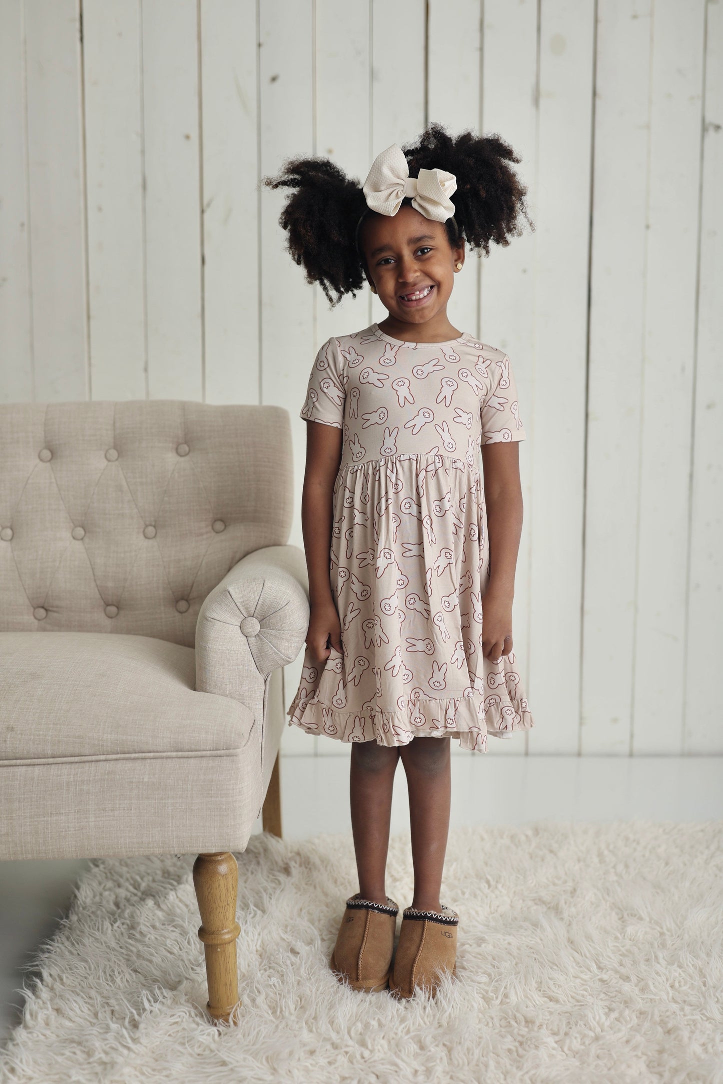 BUNNY TAILS DREAM RUFFLE DRESS