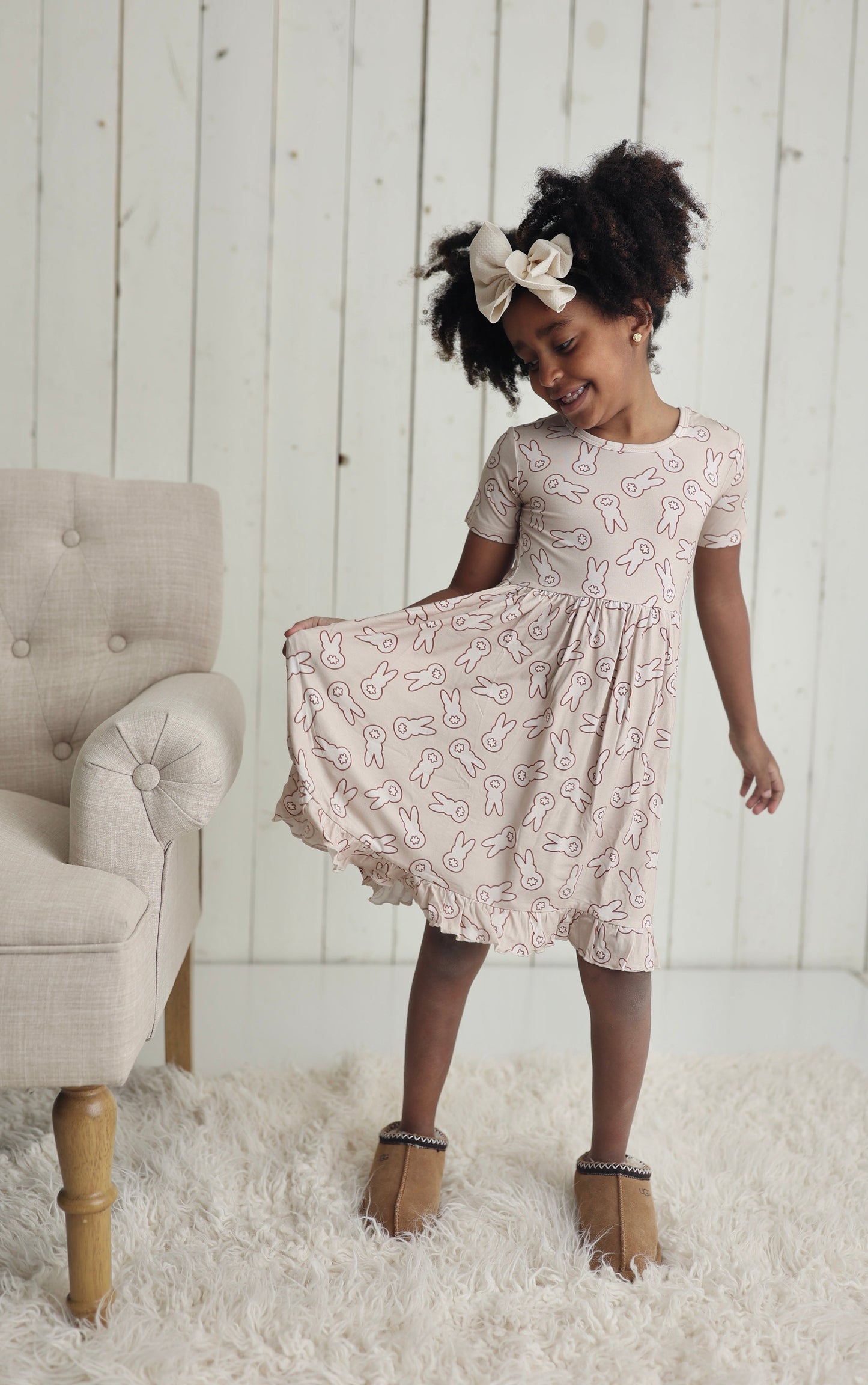BUNNY TAILS DREAM RUFFLE DRESS