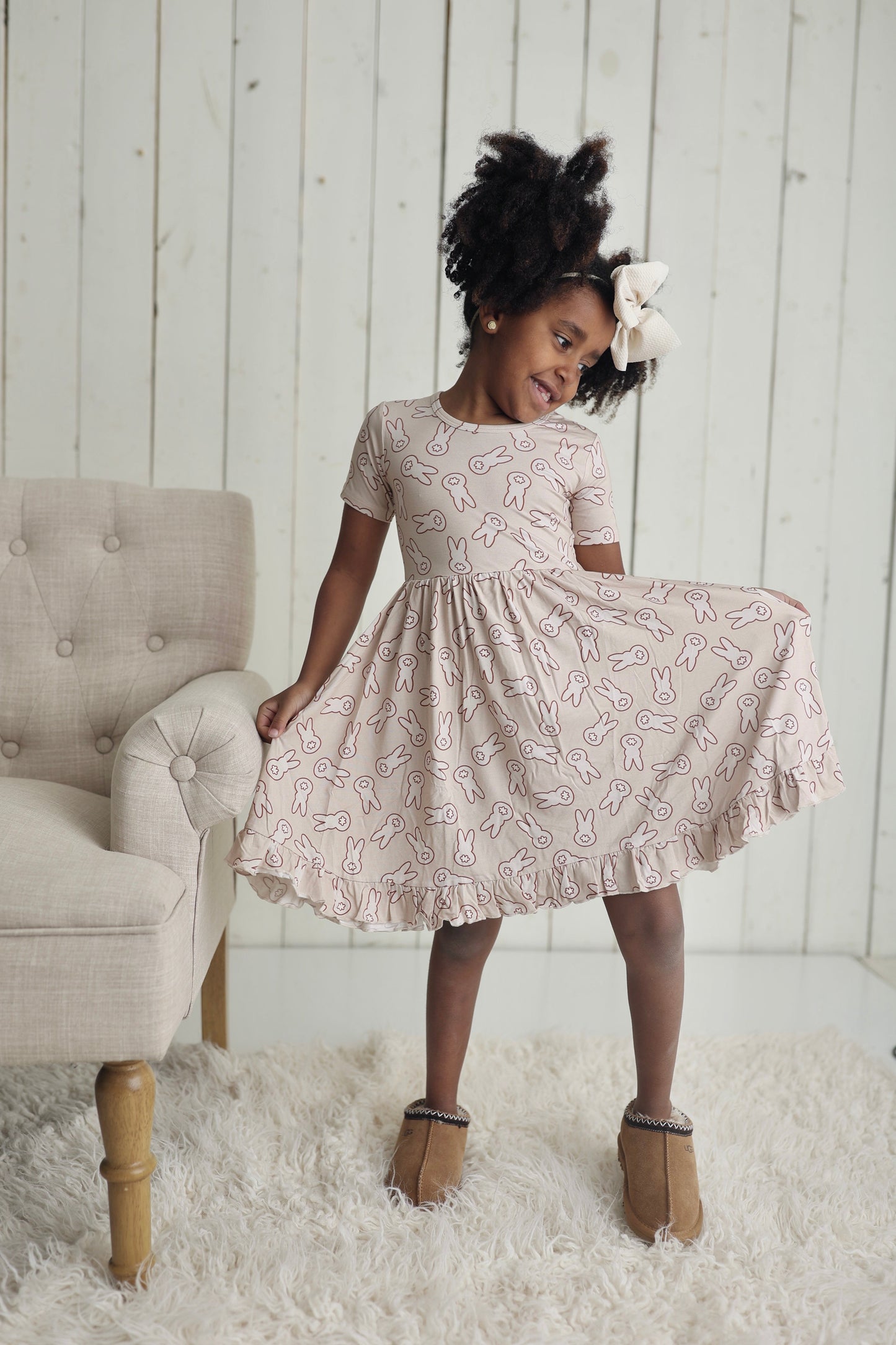 BUNNY TAILS DREAM RUFFLE DRESS