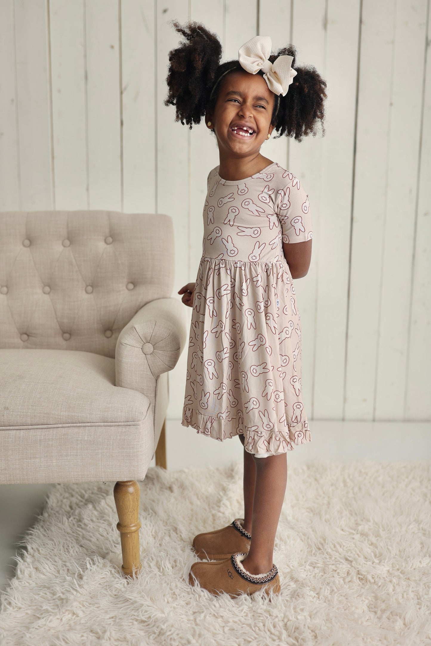 BUNNY TAILS DREAM RUFFLE DRESS