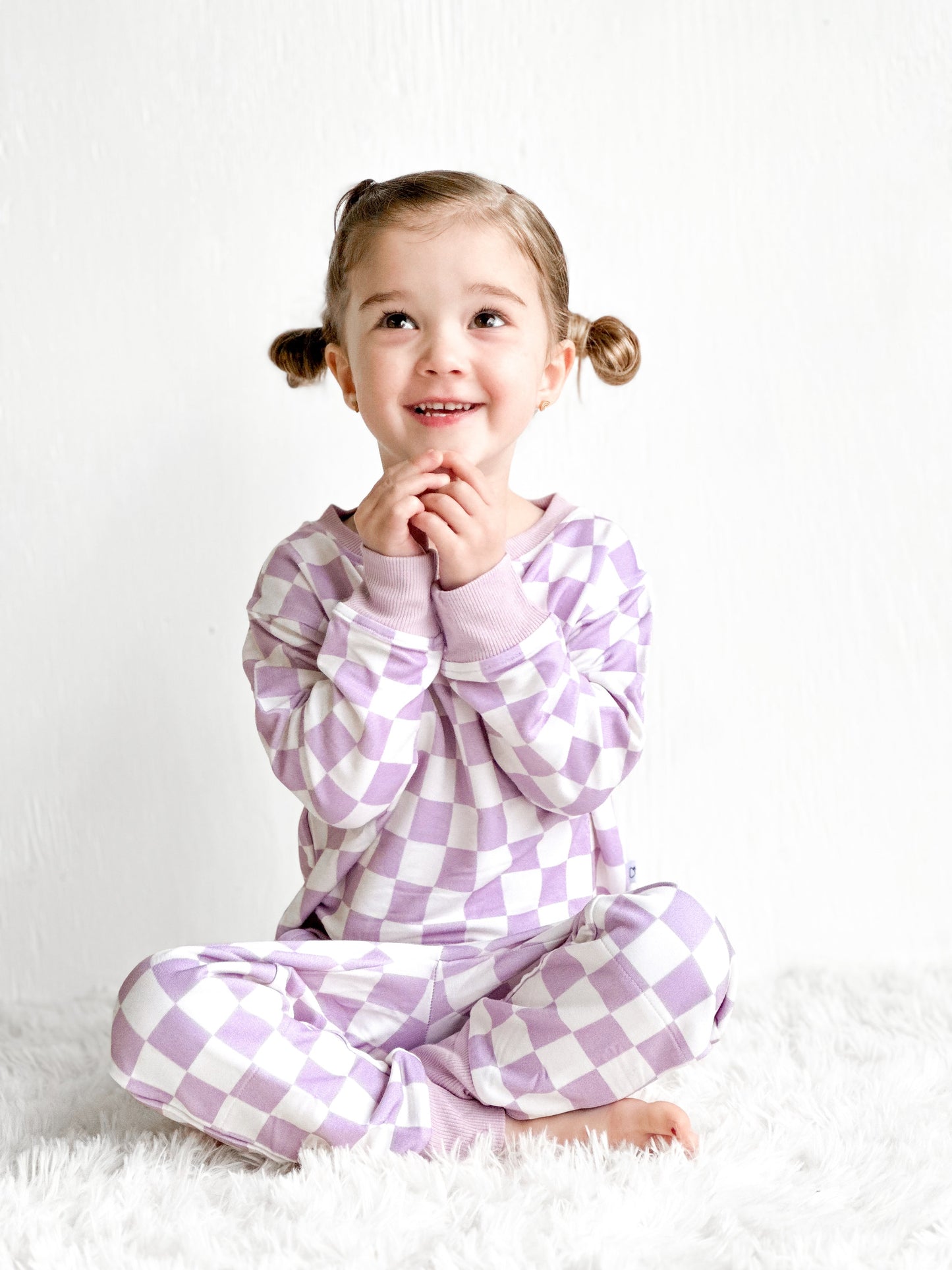 PERIWINKLE CHECKERS DREAM JOGGER