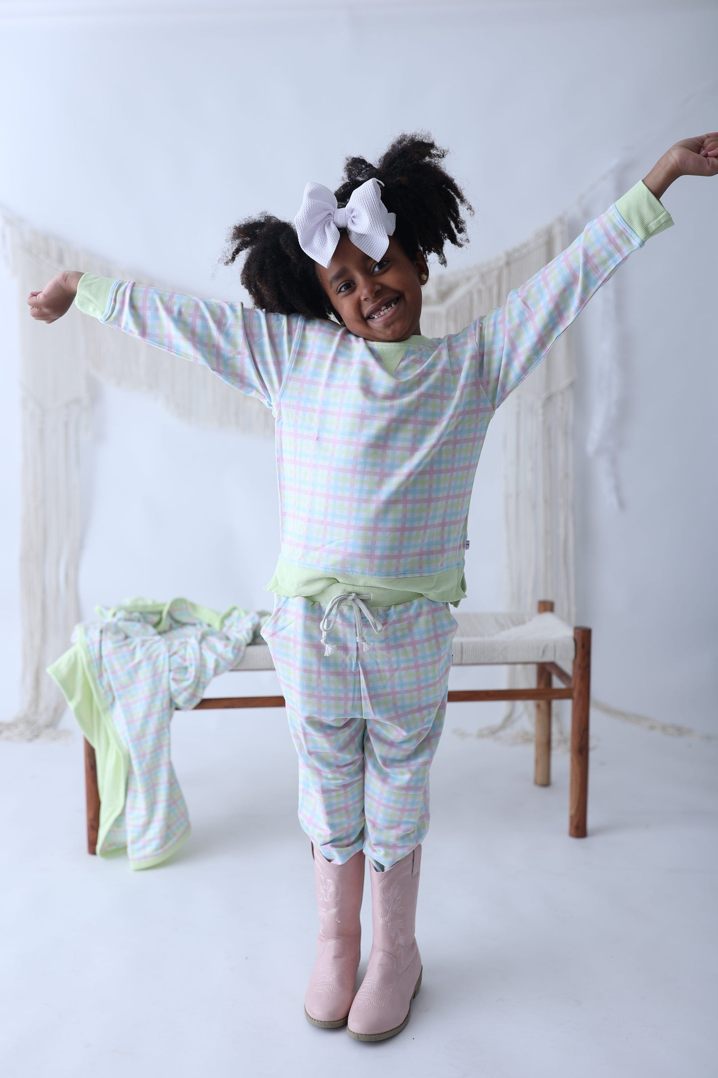 SPRING GINGHAM DREAM PULLOVER