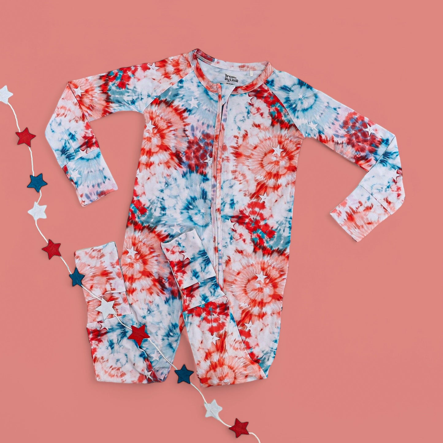 STARRY TIE DYE DREAM ROMPER