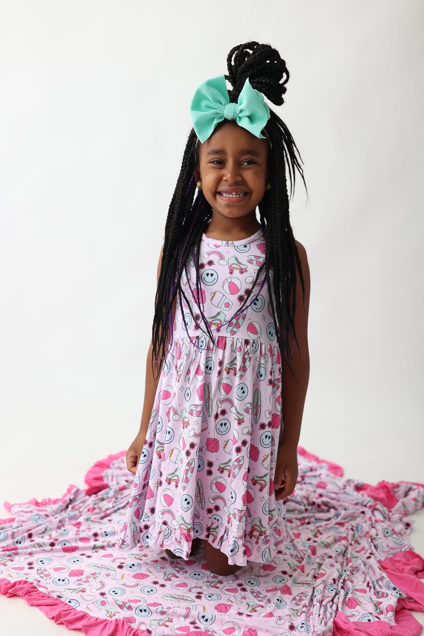 EXCLUSIVE BEACHIN’ IT WITH BRYNNLEIGH DREAM RUFFLE DRESS