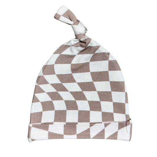 Mocha Swirl - Top-knot hat