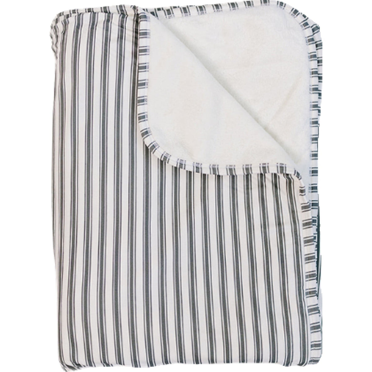 Green Stripe Bamboo Fleece Quilt