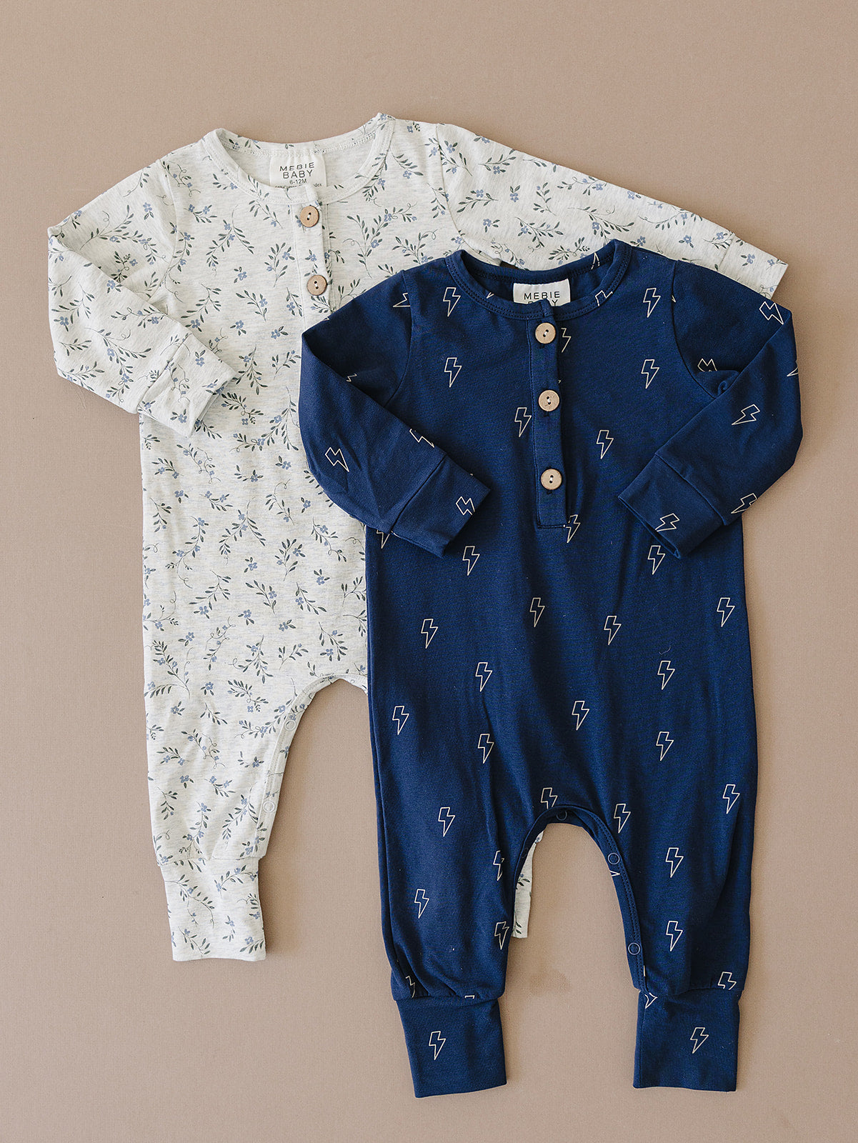 Lightening Bolt Button Romper