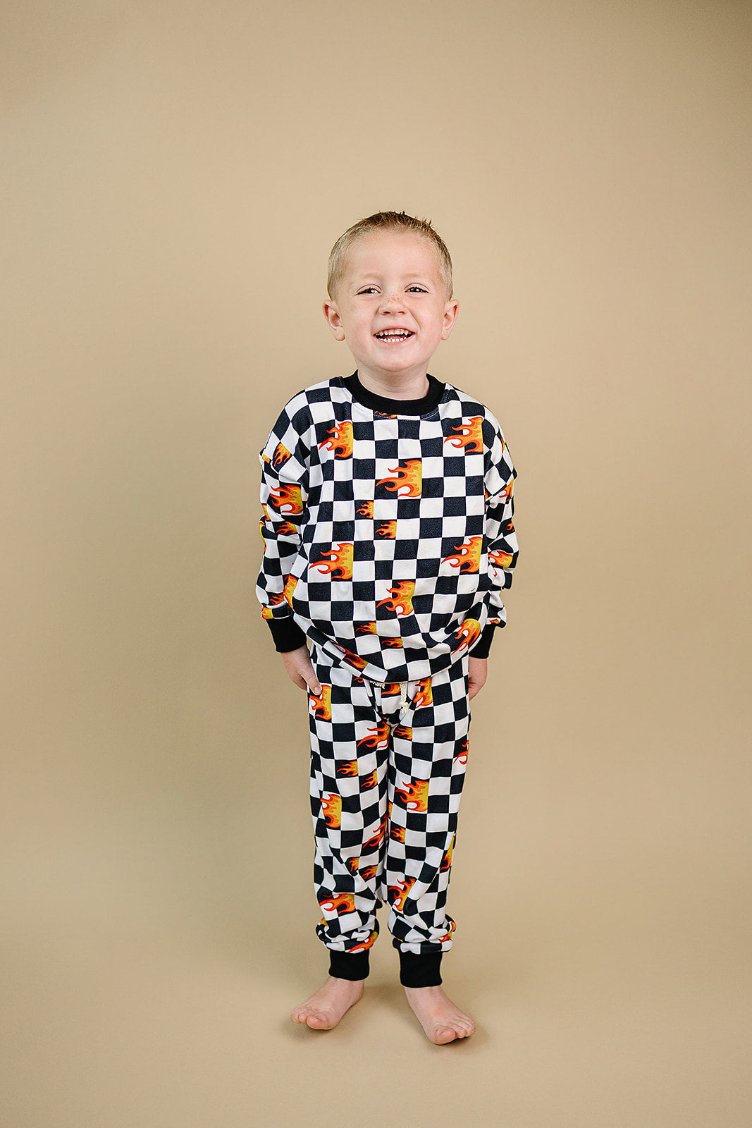 Jogger Set | Checker Blaze