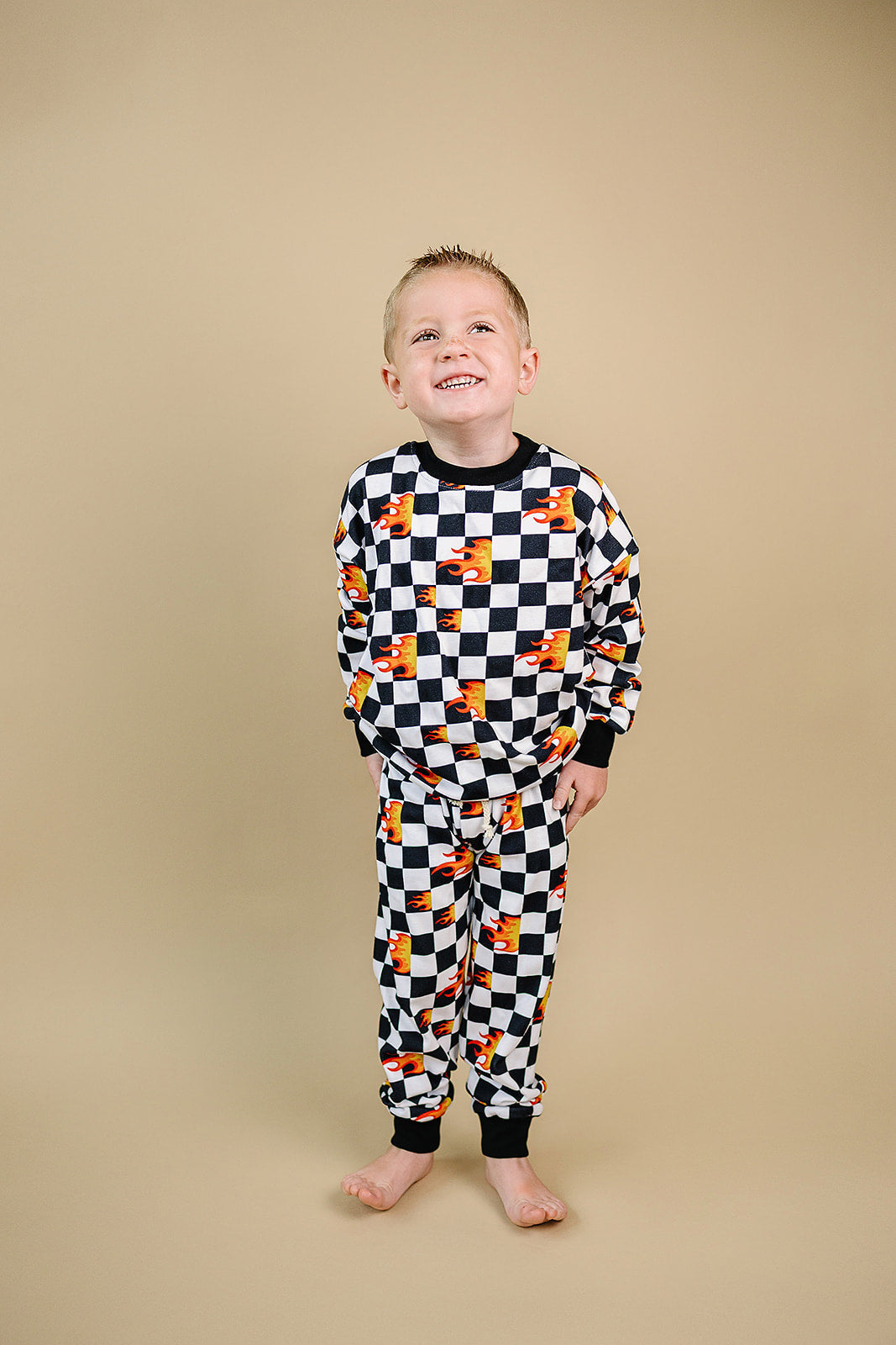 Jogger Set | Checker Blaze