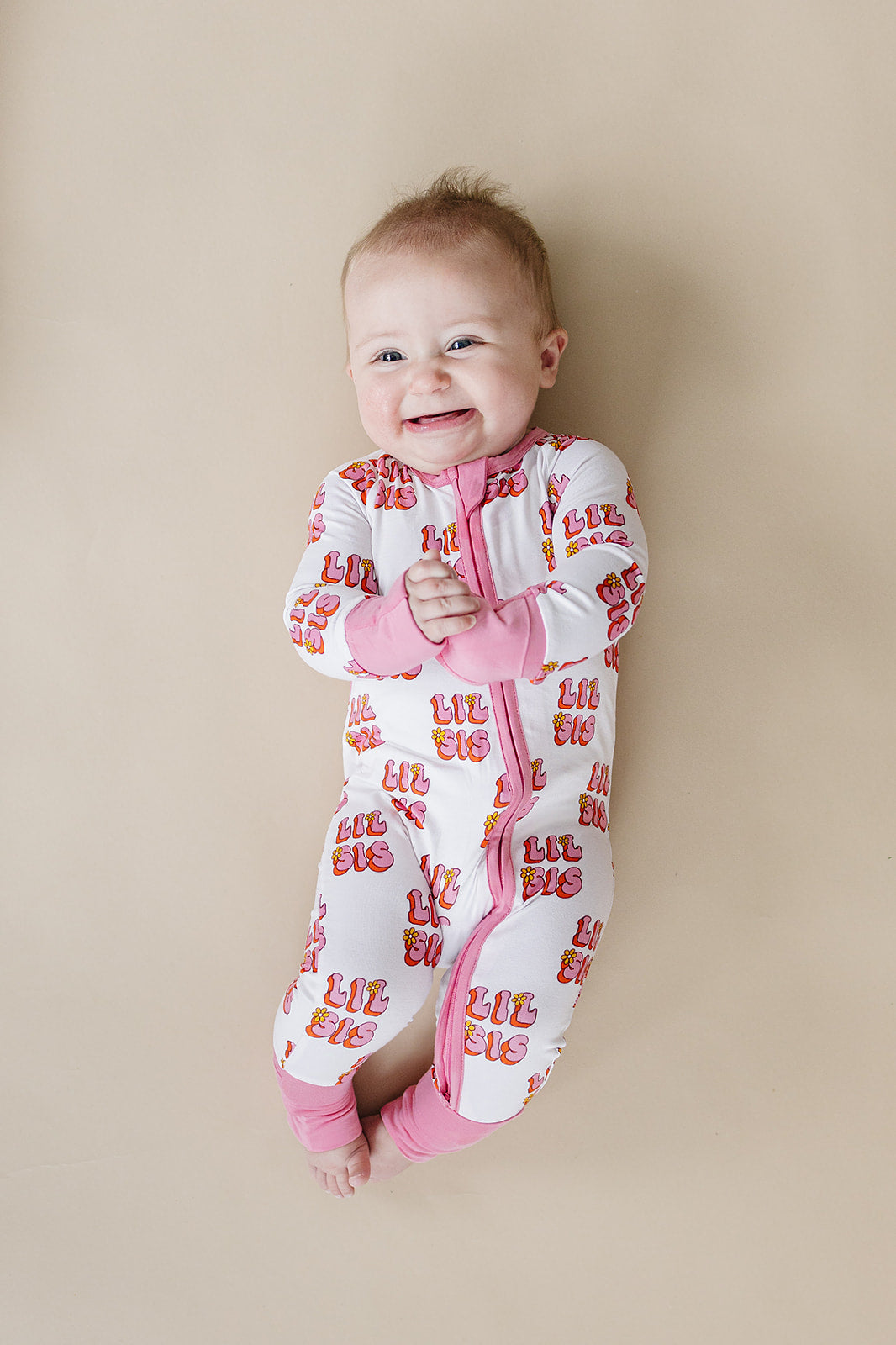 Bamboo Zip Romper | Lil Sis