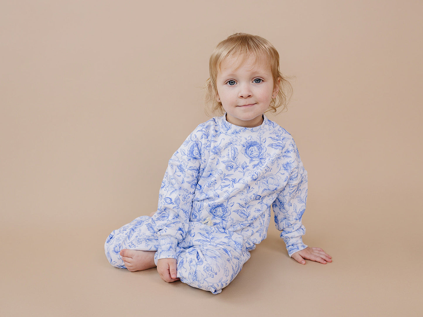 Jogger Set | Blue Flowers