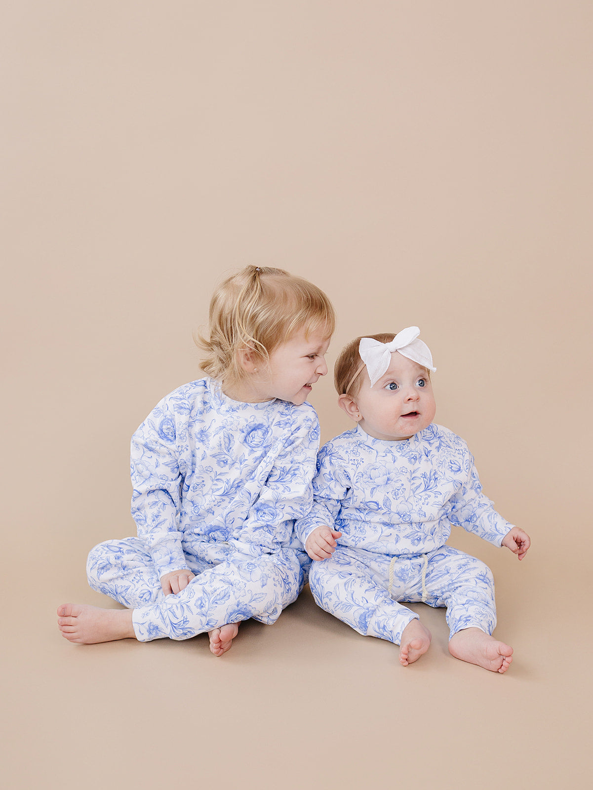 Jogger Set | Blue Flowers