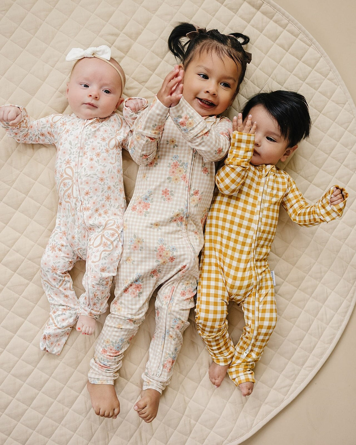 Bamboo Zip Romper | Cozy Daisy