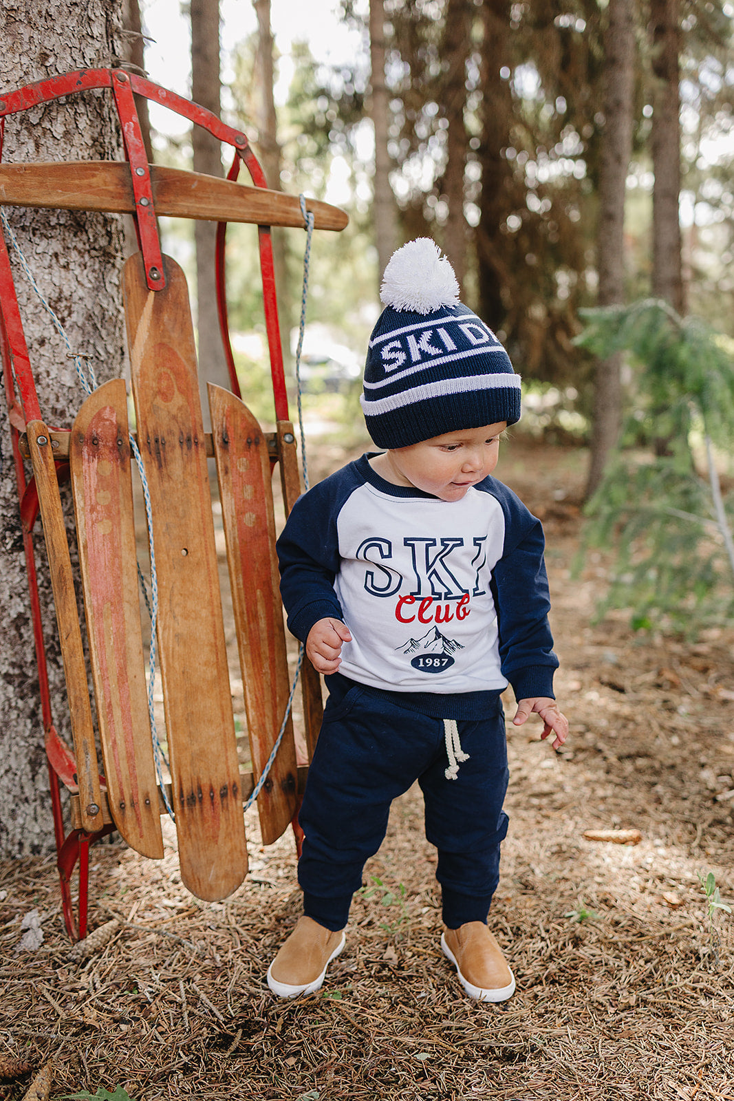 Navy Ski Beanie