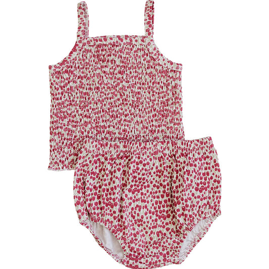 Tulip Ruched Bloomer Set