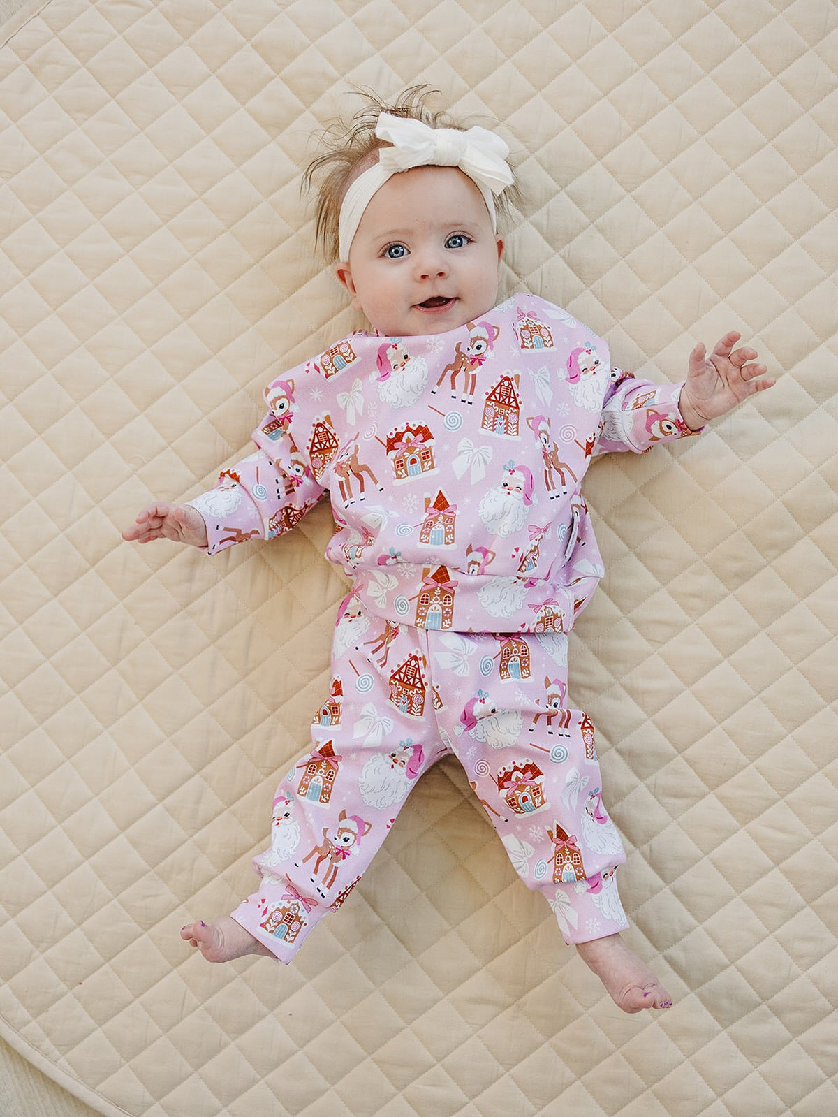 Jogger Set | Pink Christmas