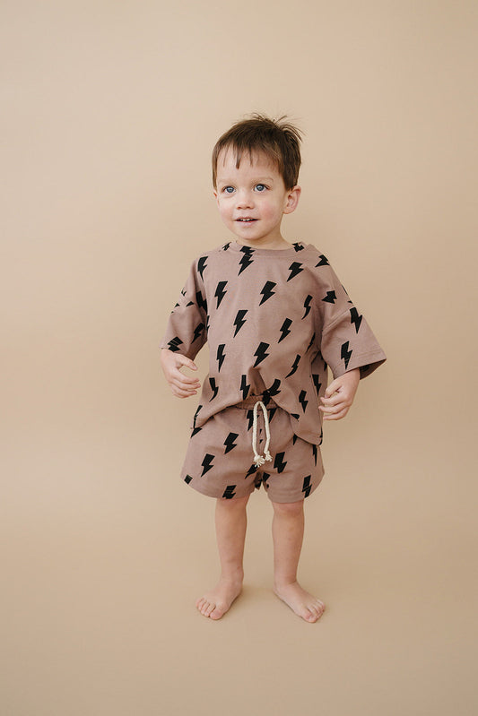 Shorts Set | Mocha Bolts