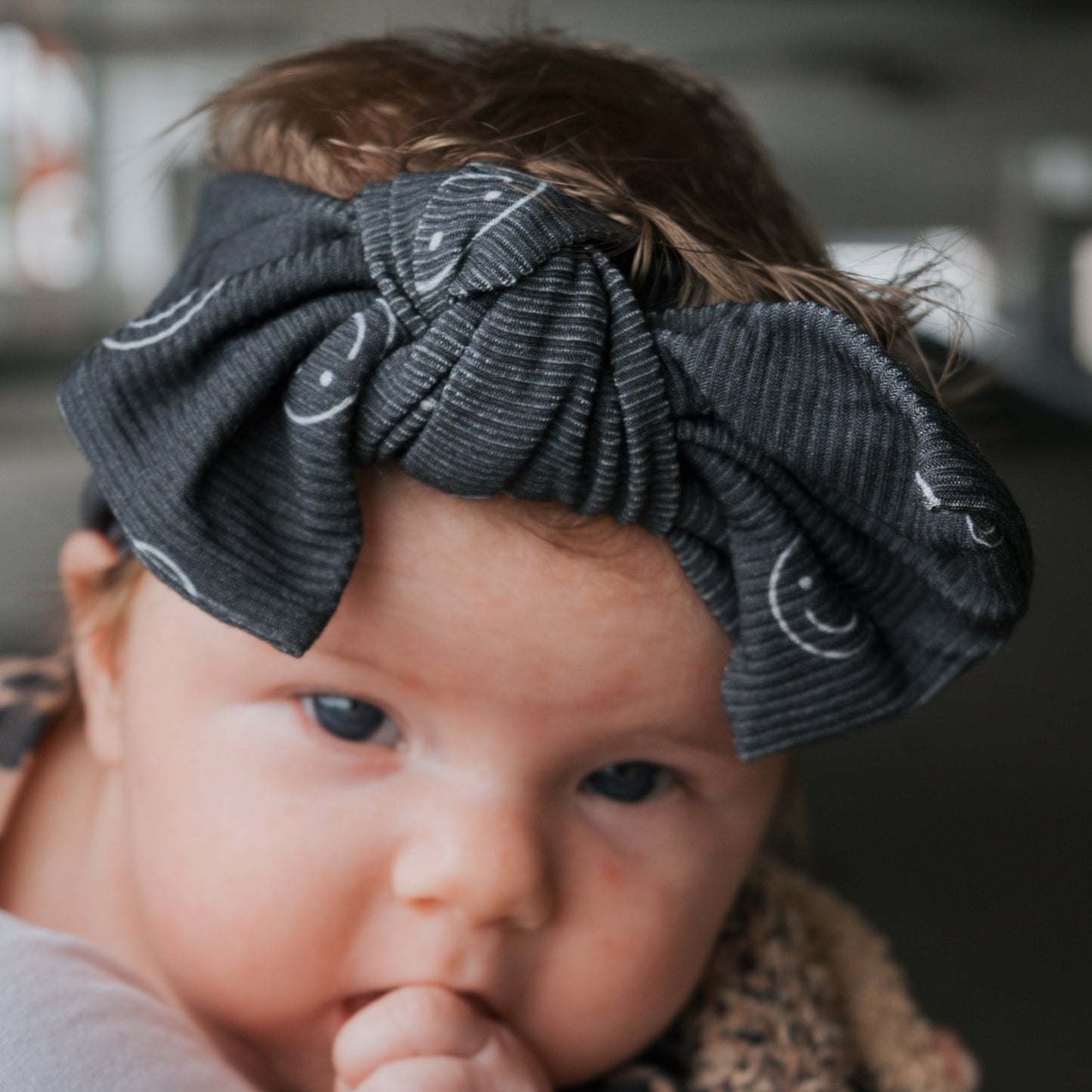 Bamboo Head Wrap | Smiley Ribbed