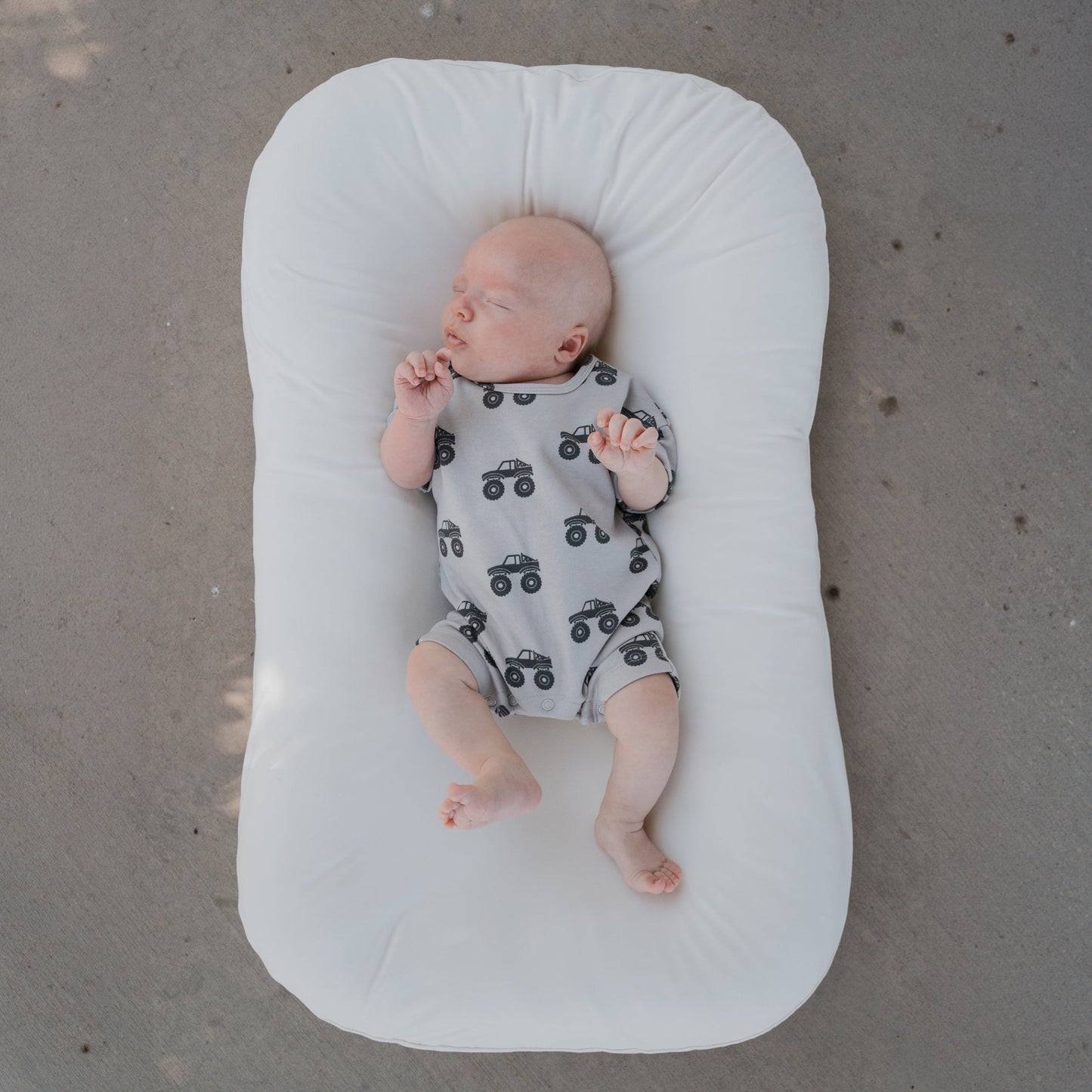 French Terry Romper | Monster Truck