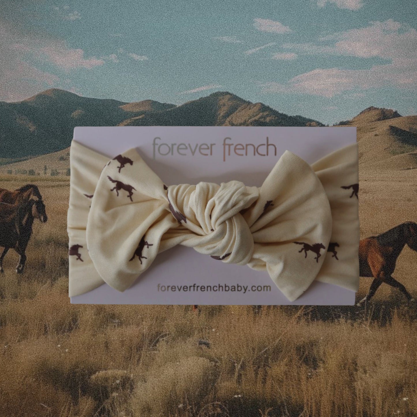 Bamboo Head Wrap | Wild Horses