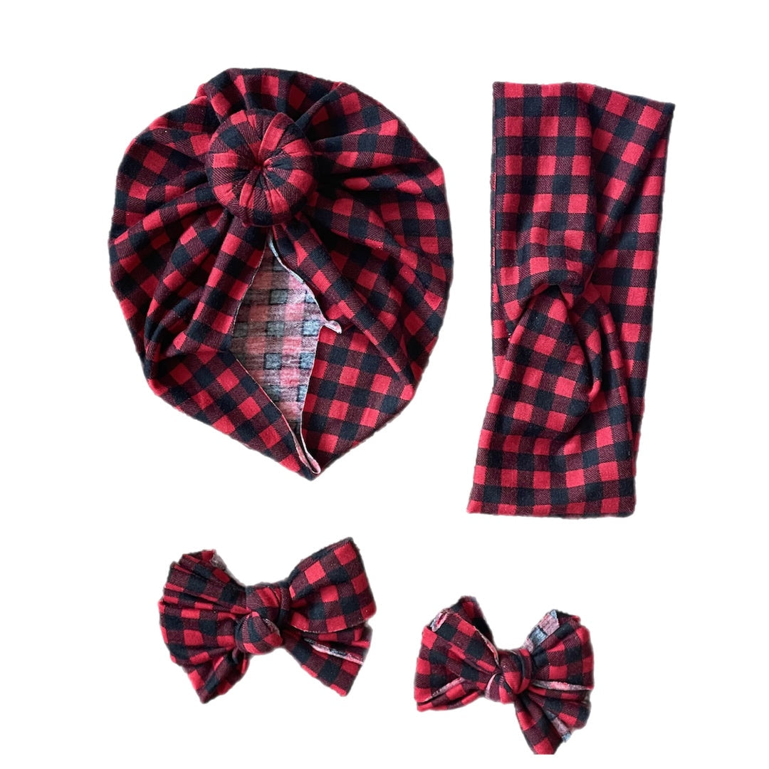Ellen ~ Red & Black Plaid