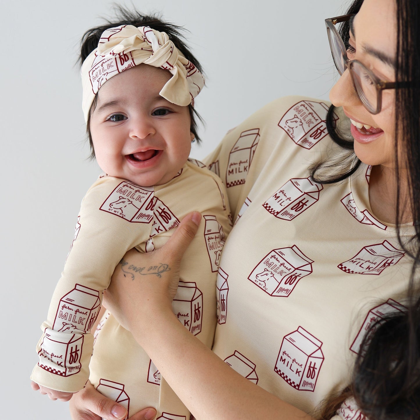 Bamboo Zip Pajamas | Milk