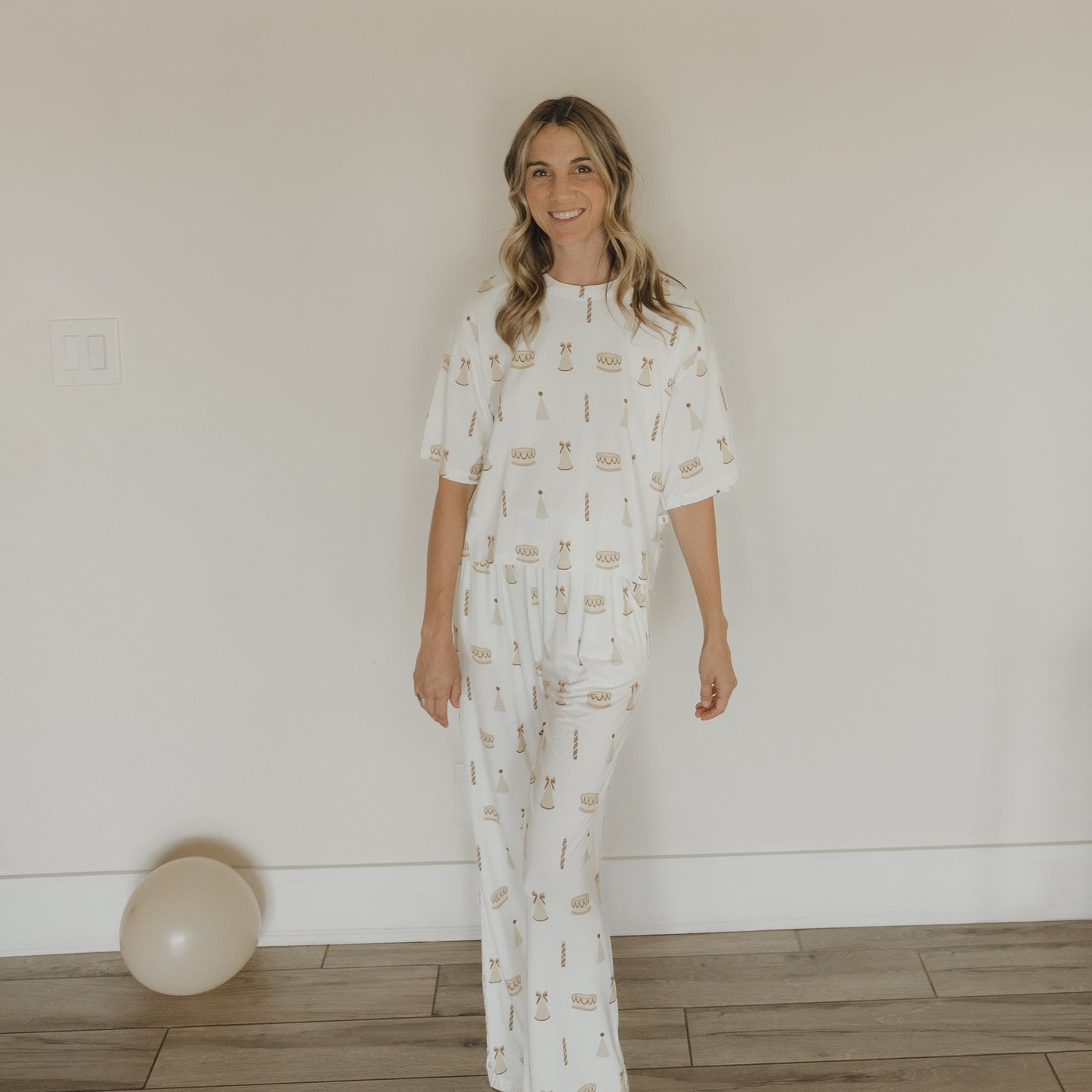Women's Boxy Tee Lounge Set | Birthday Girl