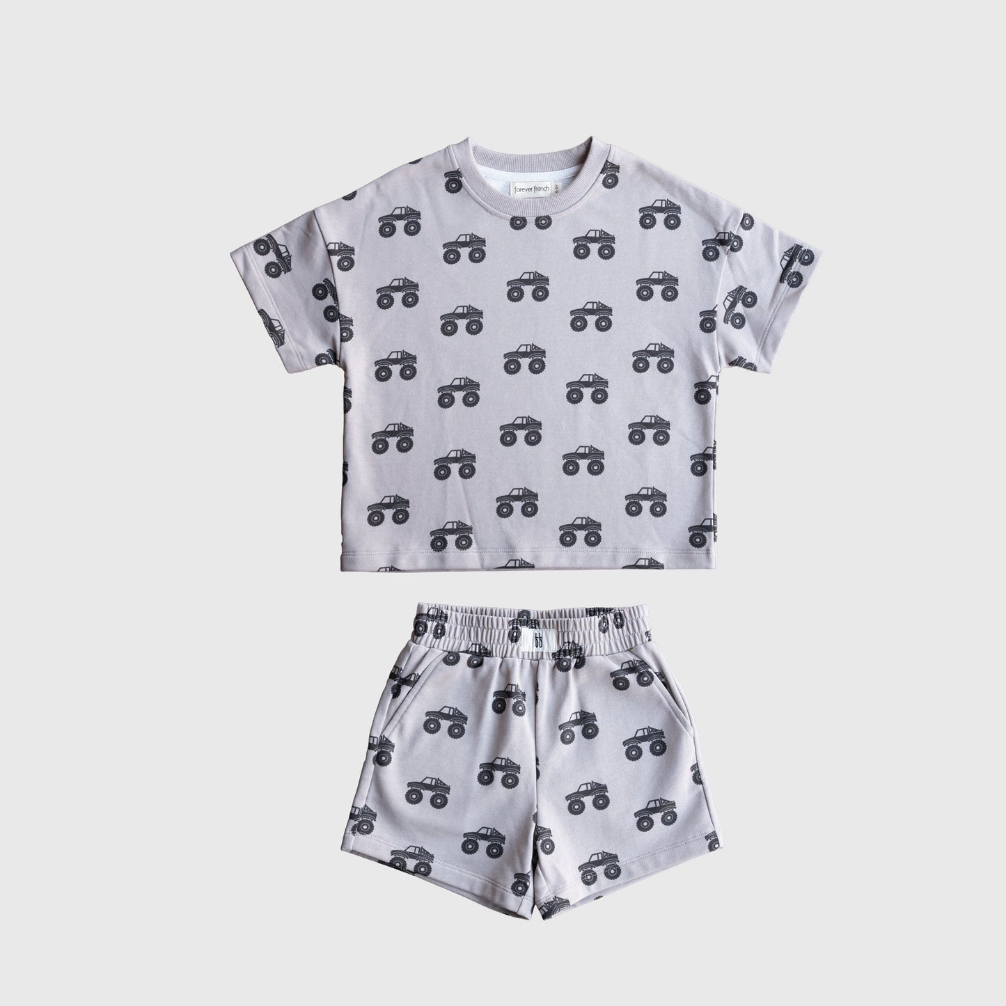 French Terry Short Set | Monster Truck