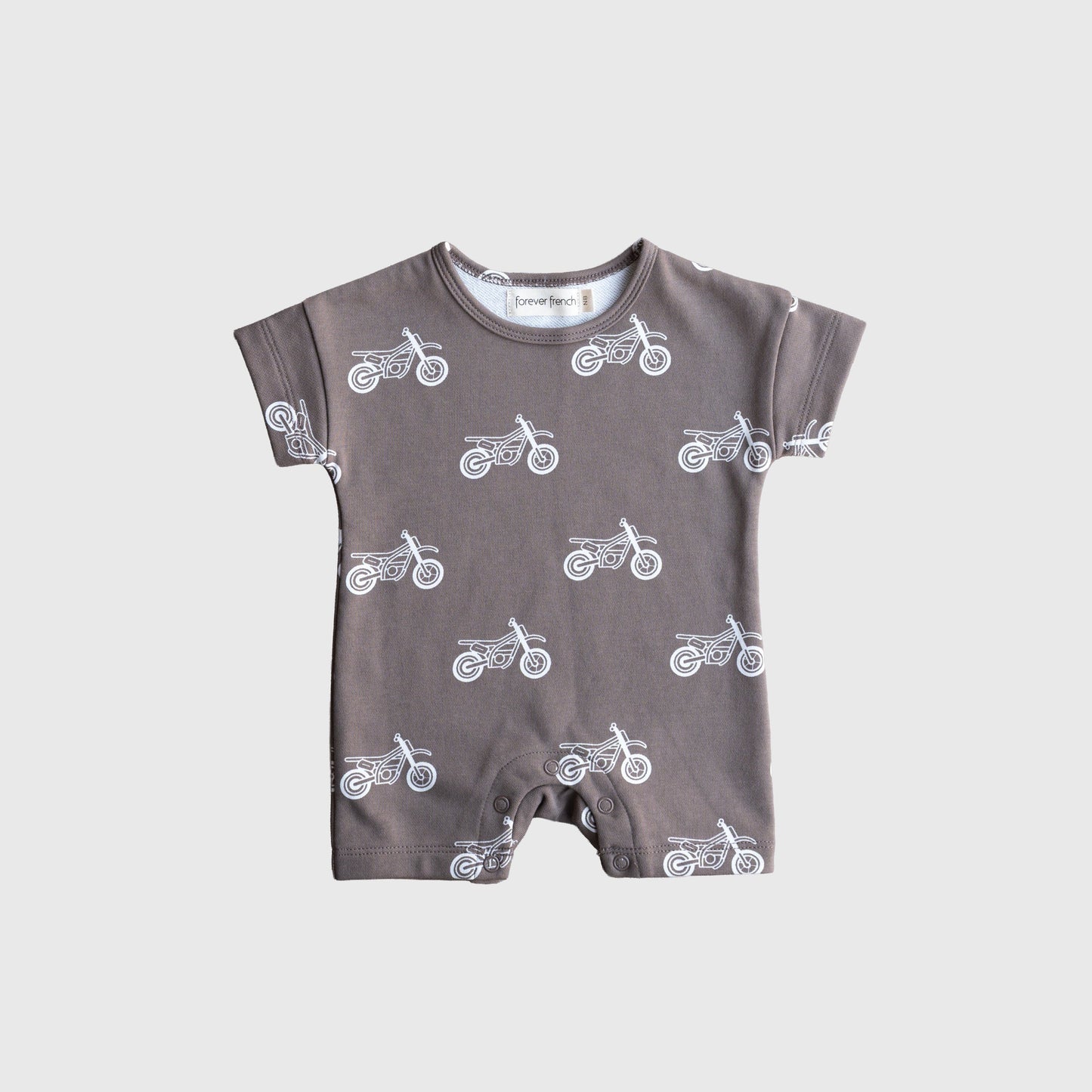 French Terry Romper | Dirt Bike