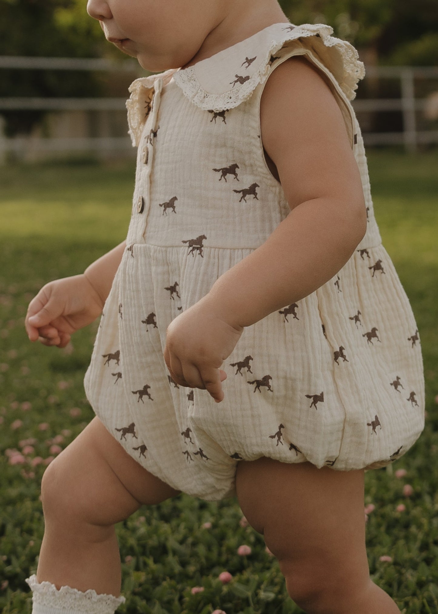 Muslin Romper | Wild Horses