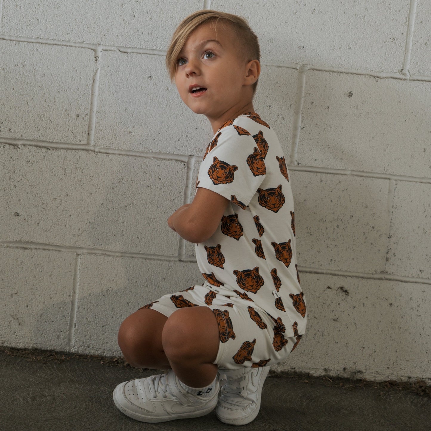 Bamboo Short Set | Tigers