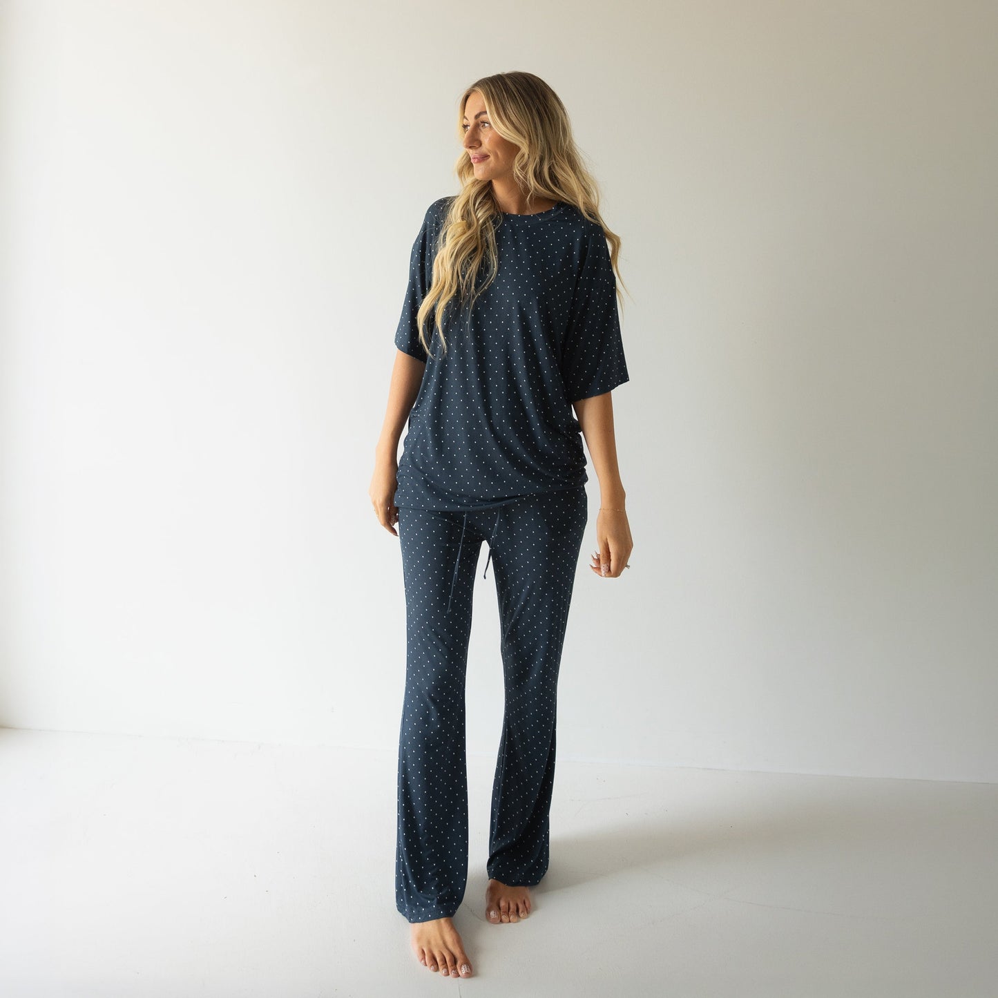 Short Sleeve Women's Bamboo Lounge Set | Emery