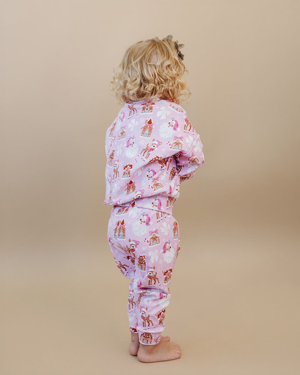 Jogger Set | Pink Christmas