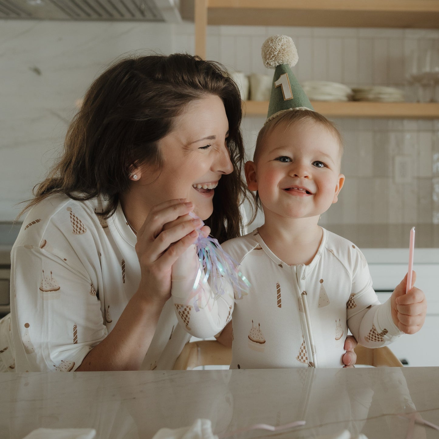 Bamboo Zip Pajamas | Birthday Boy